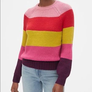 Gap Striped Crewneck Sweater